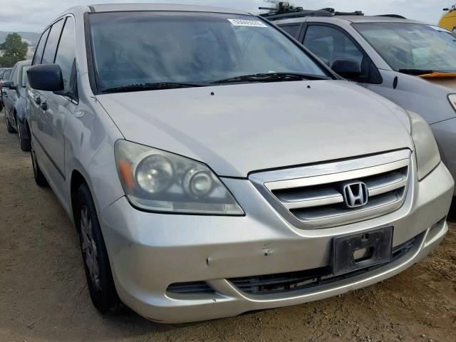 5FNRL38295B103710 - 2005 HONDA ODYSSEY LX SILVER photo 1