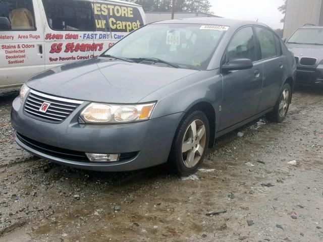 1G8AL55F77Z109206 - 2007 SATURN ION LEVEL BLUE photo 2