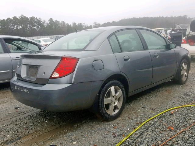 1G8AL55F77Z109206 - 2007 SATURN ION LEVEL BLUE photo 4