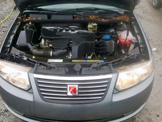 1G8AL55F77Z109206 - 2007 SATURN ION LEVEL BLUE photo 7