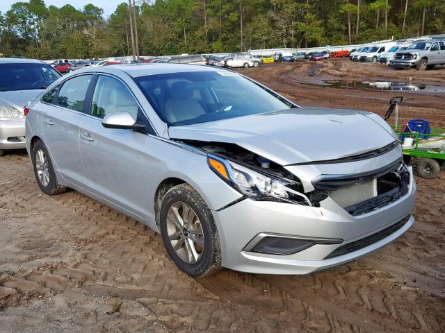 5NPE24AF2HH477263 - 2017 HYUNDAI SONATA SE SILVER photo 1