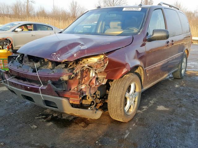 1GNDV33L36D167827 - 2006 CHEVROLET UPLANDER L 勃艮第红 照片 2