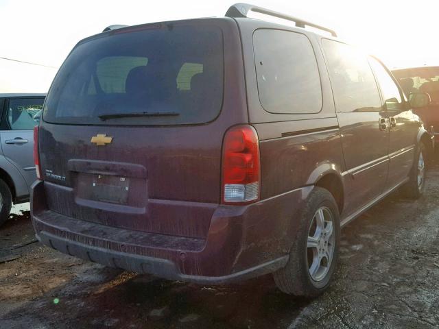 1GNDV33L36D167827 - 2006 CHEVROLET UPLANDER L 勃艮第红 照片 4