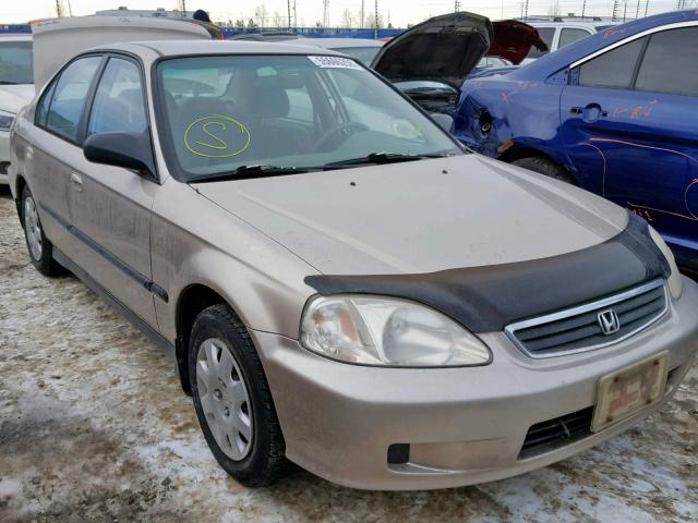 2HGEJ6613YH913172 - 2000 HONDA CIVIC BASE BROWN photo 1