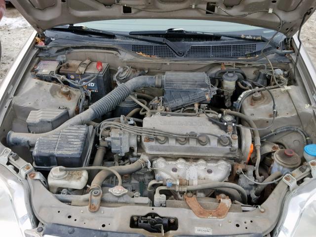 2HGEJ6613YH913172 - 2000 HONDA CIVIC BASE BROWN photo 7