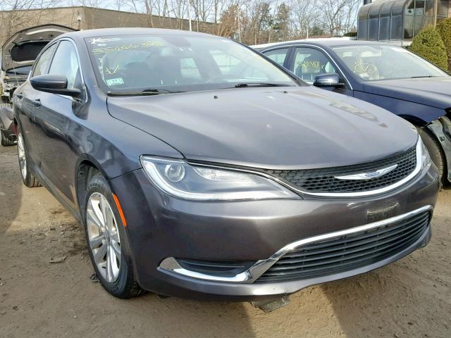 1C3CCCAB6GN148760 - 2016 CHRYSLER 200 LIMITE GRAY photo 1