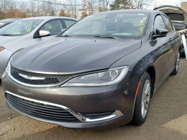 1C3CCCAB6GN148760 - 2016 CHRYSLER 200 LIMITE GRAY photo 2