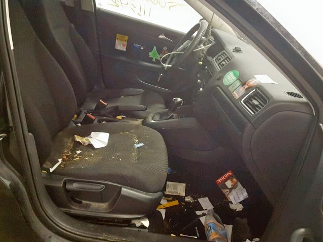 3VW2K7AJ6BM077021 - 2011 VOLKSWAGEN JETTA BASE Սև լուսանկար 5