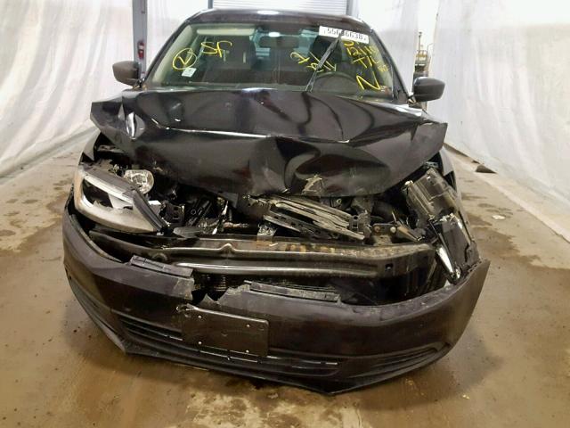 3VW2K7AJ6BM077021 - 2011 VOLKSWAGEN JETTA BASE Սև լուսանկար 9