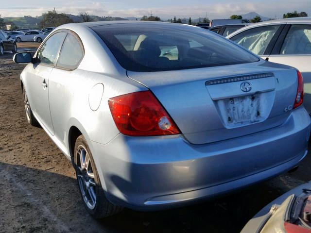 JTKDE177850007449 - 2005 TOYOTA SCION TC 蓝色 照片 3