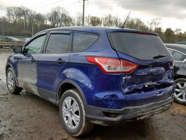 1FMCU0F75EUA97956 - 2014 FORD ESCAPE S BLUE photo 3