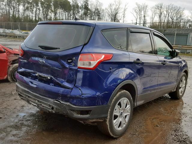 1FMCU0F75EUA97956 - 2014 FORD ESCAPE S BLUE photo 4