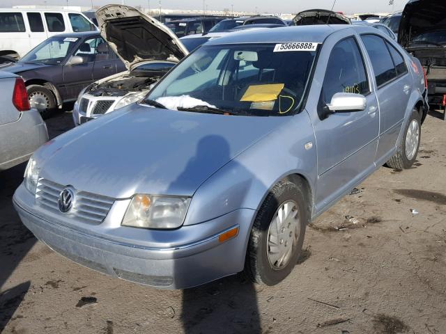 3VWRE69M24M015648 - 2004 VOLKSWAGEN JETTA GL SILVER photo 2