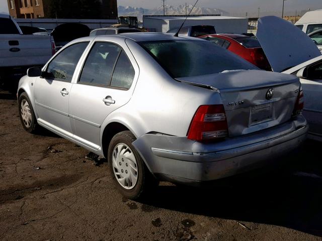 3VWRE69M24M015648 - 2004 VOLKSWAGEN JETTA GL SILVER photo 3