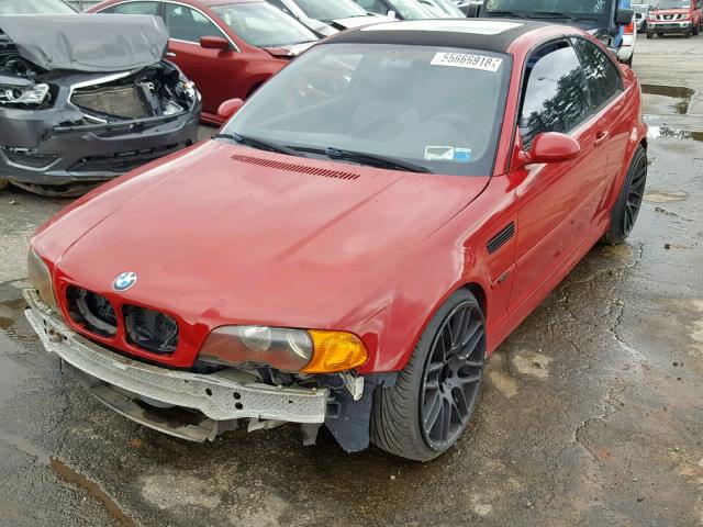 WBSBL93422JR16106 - 2002 BMW M3 RED photo 2