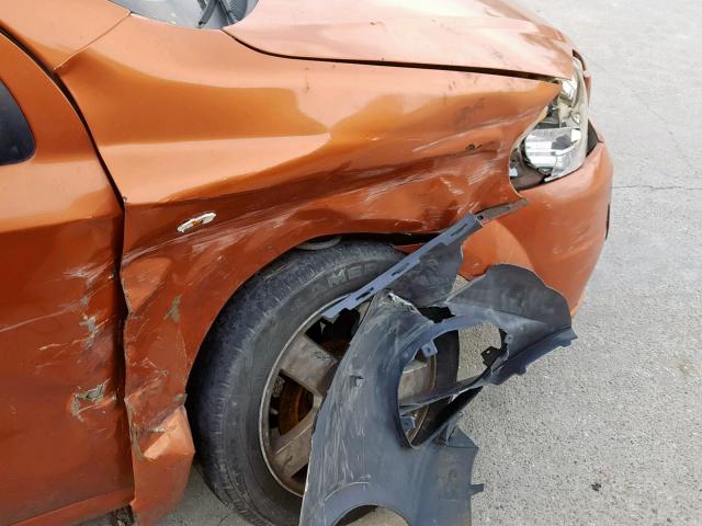 KL1TD566X7B183018 - 2007 CHEVROLET AVEO BASE Қызғылт сары фото 9