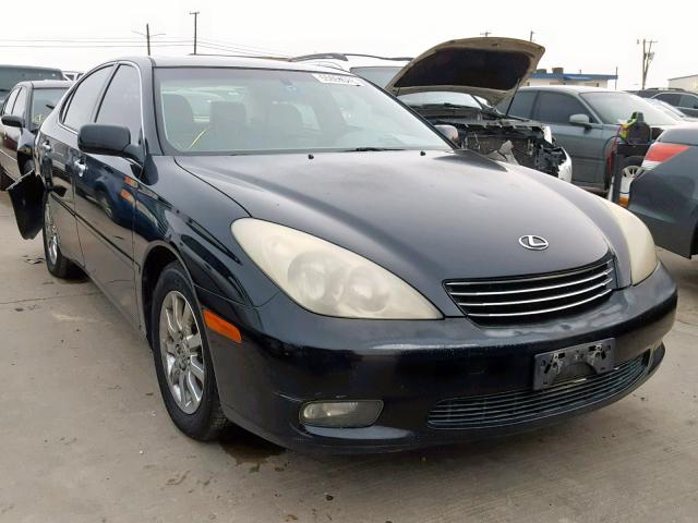 JTHBF30G730137137 - 2003 LEXUS ES 300 BLACK photo 1