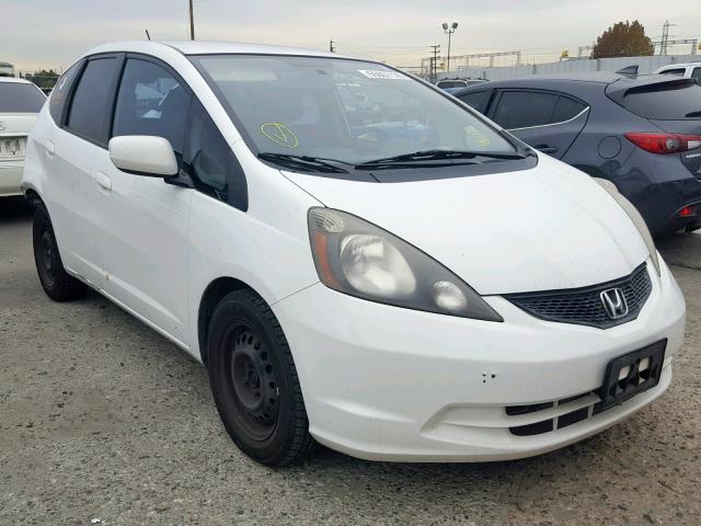 JHMGE8H36CC025578 - 2012 HONDA FIT WHITE photo 1