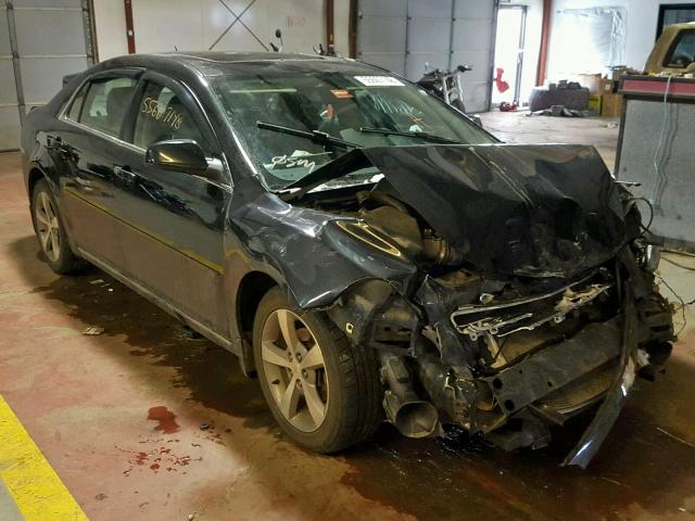 1G1ZC5E12BF187585 - 2011 CHEVROLET MALIBU 1LT BLACK photo 1