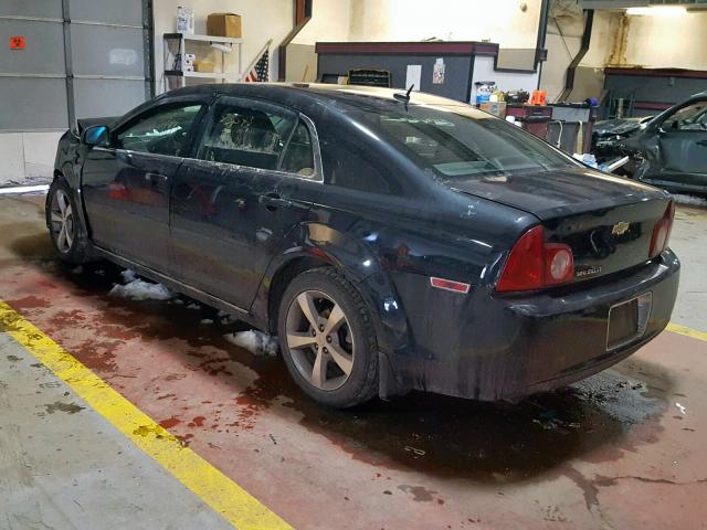 1G1ZC5E12BF187585 - 2011 CHEVROLET MALIBU 1LT BLACK photo 3
