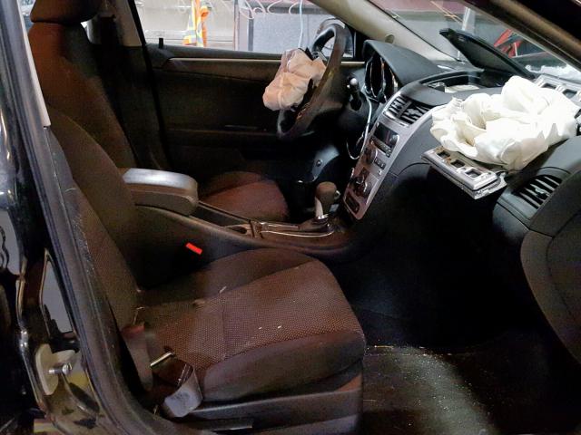 1G1ZC5E12BF187585 - 2011 CHEVROLET MALIBU 1LT BLACK photo 5