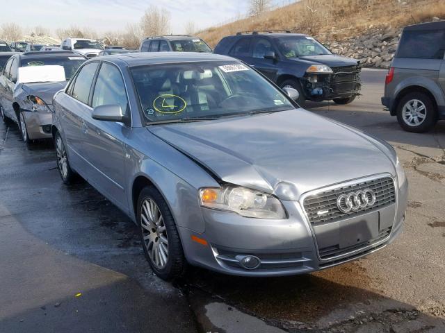 WAUDH78E56A220995 - 2006 AUDI A4 3.2 QUA GRAY photo 1