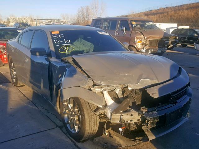 2C3CDXJG1HH541639 - 2017 DODGE CHARGER SX GRAY photo 1