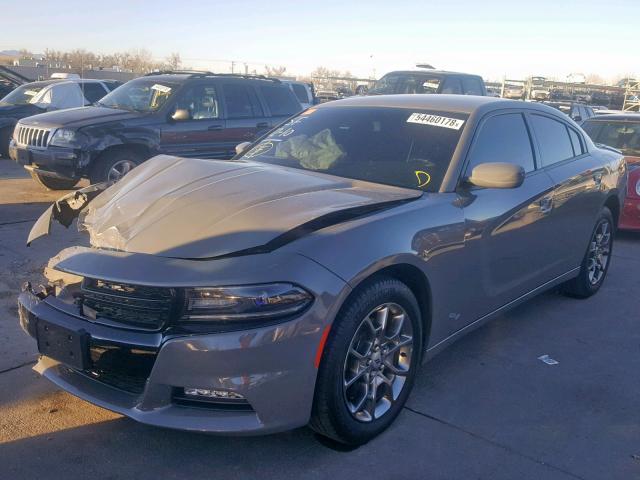 2C3CDXJG1HH541639 - 2017 DODGE CHARGER SX GRAY photo 2