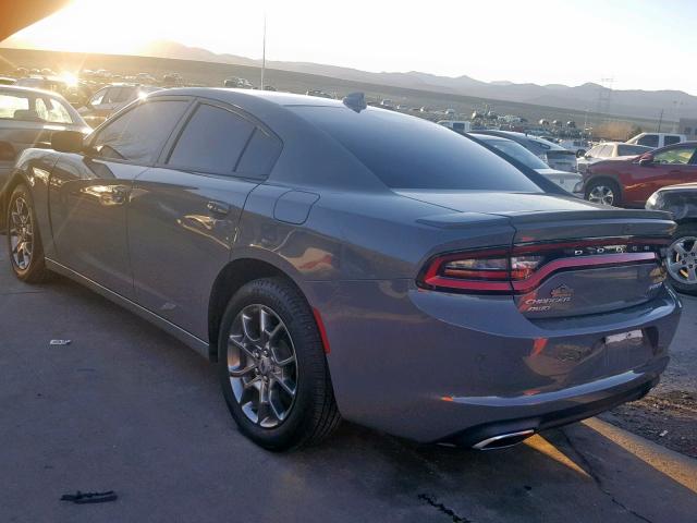 2C3CDXJG1HH541639 - 2017 DODGE CHARGER SX GRAY photo 3