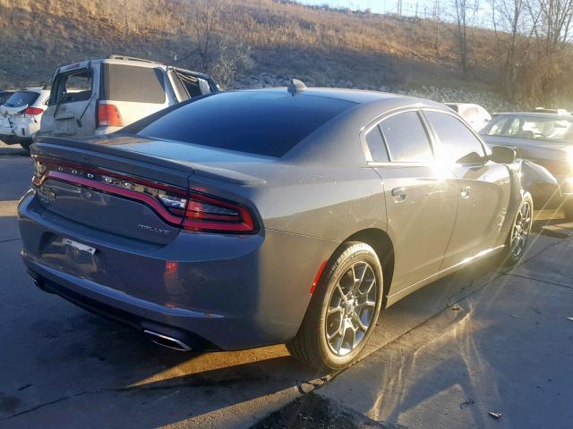 2C3CDXJG1HH541639 - 2017 DODGE CHARGER SX GRAY photo 4