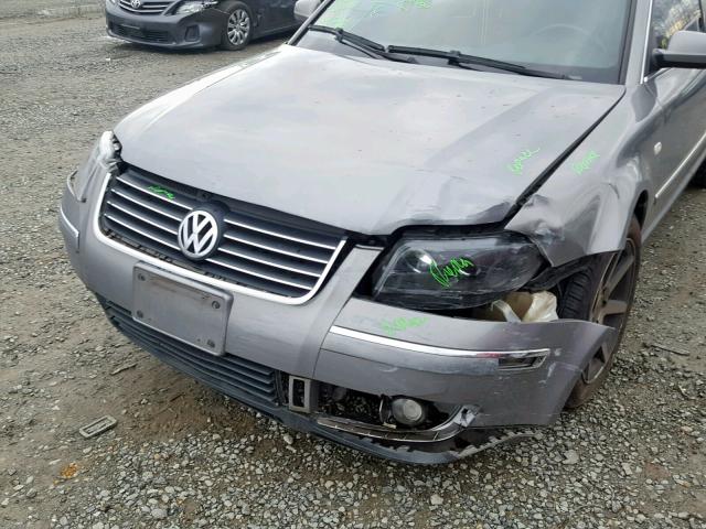 WVWYH63B23E162182 - 2003 VOLKSWAGEN PASSAT GLX 灰色 照片 9