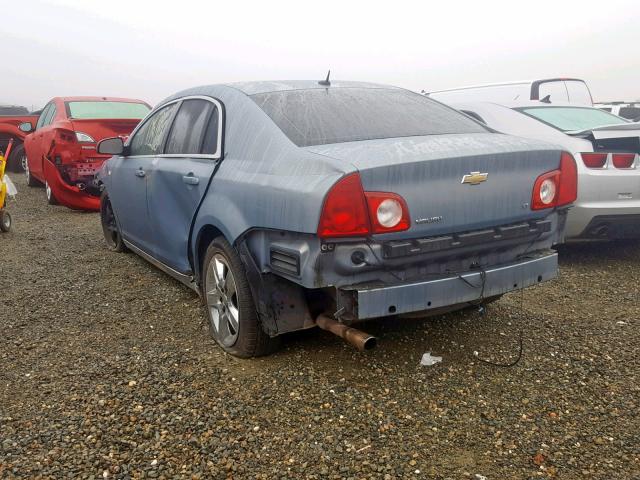 1G1ZH57B584239996 - 2008 CHEVROLET MALIBU 1LT BLUE photo 3