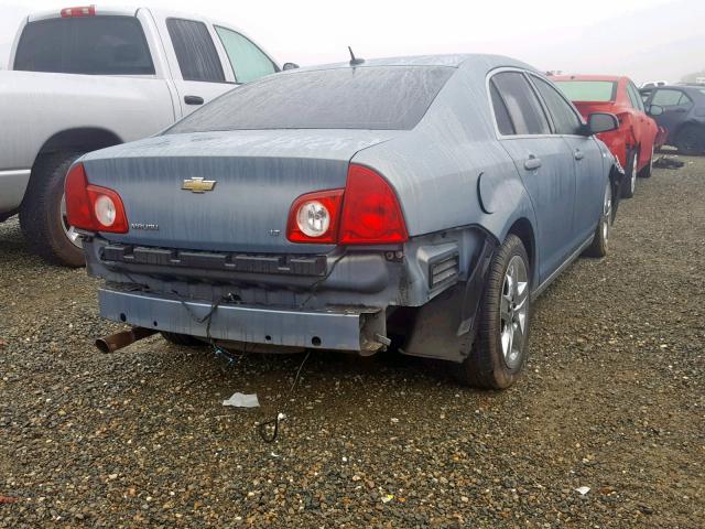 1G1ZH57B584239996 - 2008 CHEVROLET MALIBU 1LT BLUE photo 4