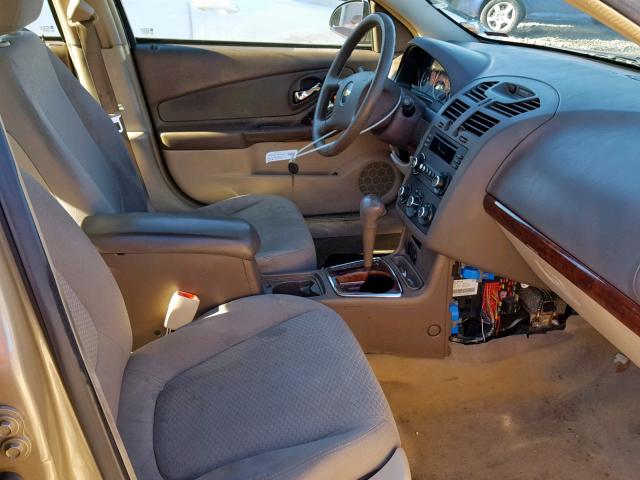 1G1ZS58F07F311788 - 2007 CHEVROLET MALIBU LS 金色 照片 5
