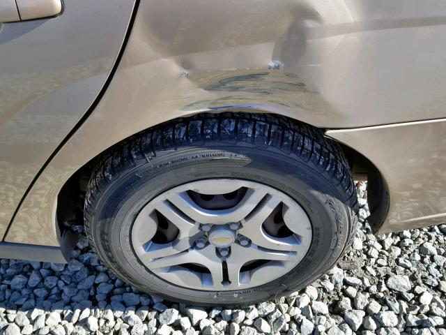 1G1ZS58F07F311788 - 2007 CHEVROLET MALIBU LS 金色 照片 9