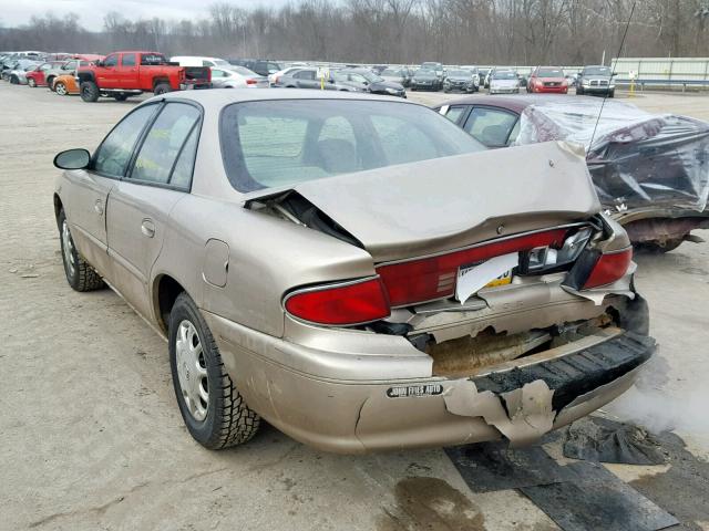 2G4WS52J231117106 - 2003 BUICK CENTURY CU TAN photo 3