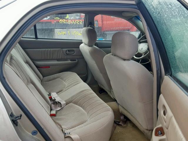 2G4WS52J231117106 - 2003 BUICK CENTURY CU TAN photo 6