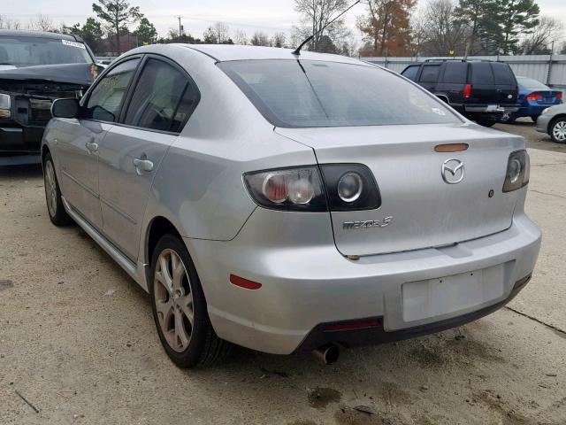 JM1BK323971730487 - 2007 MAZDA 3 S SILVER photo 3