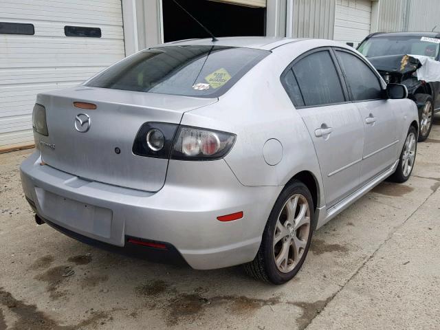 JM1BK323971730487 - 2007 MAZDA 3 S SILVER photo 4