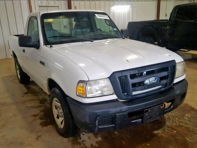 1FTYR10D77PA98916 - 2007 FORD RANGER WHITE photo 1