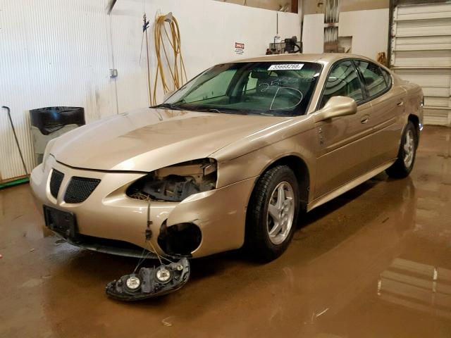 2G2WP522341255578 - 2004 PONTIAC GRAND PRIX GOLD photo 2
