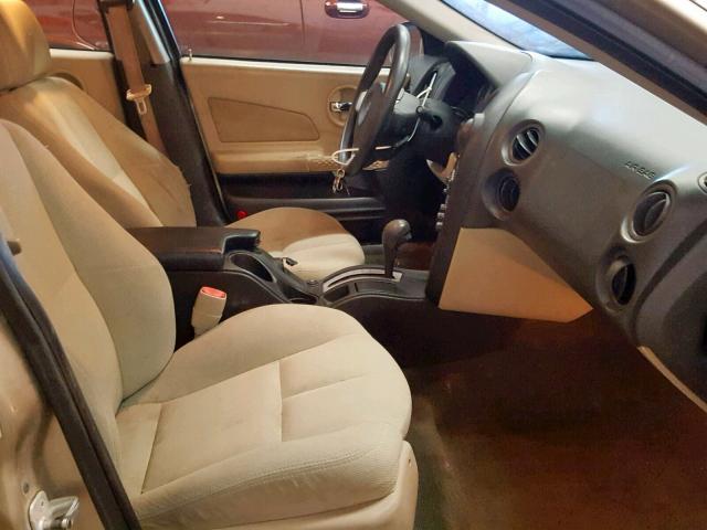 2G2WP522341255578 - 2004 PONTIAC GRAND PRIX GOLD photo 5