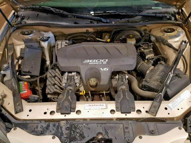 2G2WP522341255578 - 2004 PONTIAC GRAND PRIX GOLD photo 7