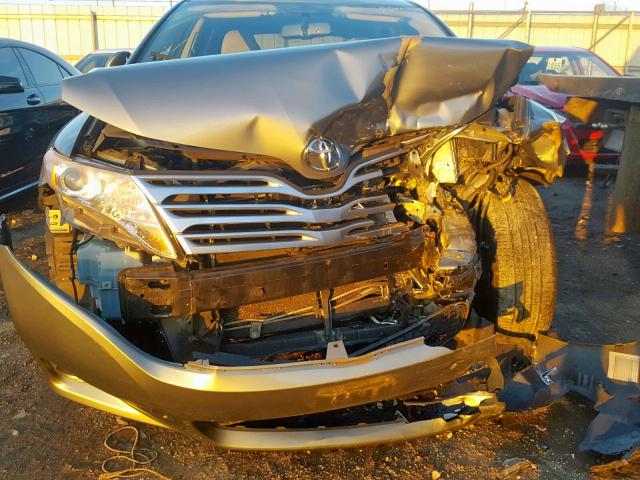 4T3ZA3BB9BU053007 - 2011 TOYOTA VENZA BASE GREEN photo 9