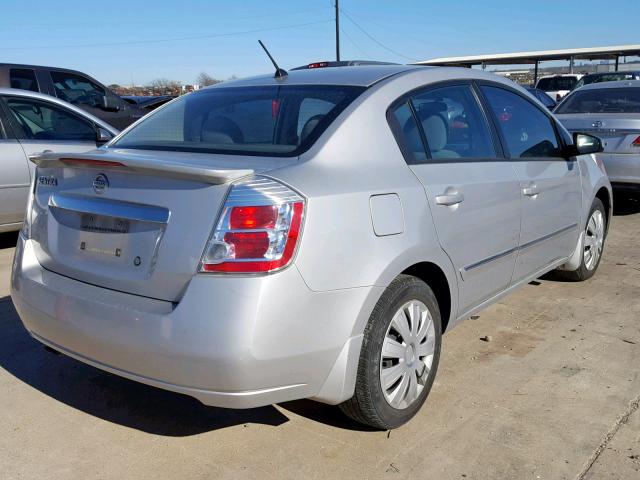 3N1AB6AP3BL728112 - 2011 NISSAN SENTRA 2.0 SILVER photo 4