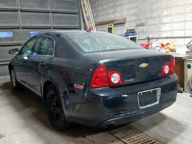 1G1ZG57B79F246893 - 2009 CHEVROLET MALIBU LS BLACK photo 3