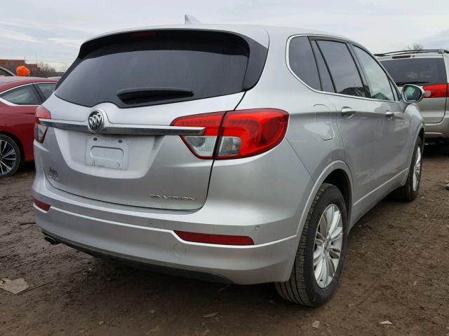 LRBFXASA6HD021438 - 2017 BUICK ENVISION P SILVER photo 4