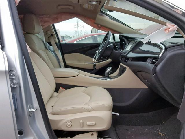 LRBFXASA6HD021438 - 2017 BUICK ENVISION P SILVER photo 5