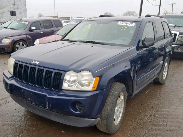 1J4GR48K76C158872 - 2006 JEEP GRAND CHER BLUE photo 2