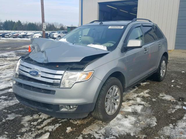 2FMDK38C67BA51602 - 2007 FORD EDGE SEL SILVER photo 2